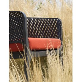 Кресло пластиковое Net Relax антрацит