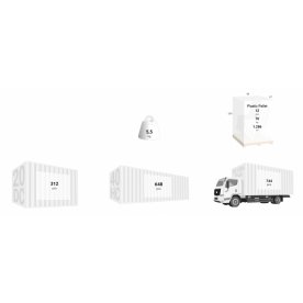 Кресло пластиковое Portofino черный / бежевый