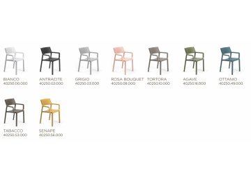 Кресло пластиковое Trill Armchair агава