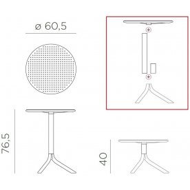 Пластиковый стол 003/4005607000