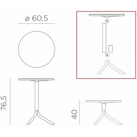 Пластиковый стол 003/4005804000