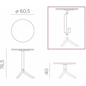 Пластиковый стол 003/4005856000