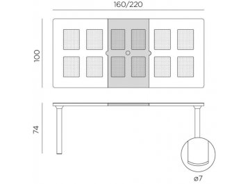 Пластиковый стол 003/4755910000