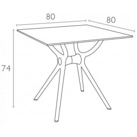 Пластиковый стол Air Table