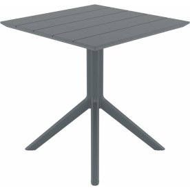 Стол пластиковый Paris Table 70 темно-серый