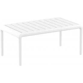 Столик пластиковый журнальный Paris Lounge Table белый