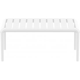 Столик пластиковый журнальный Paris Lounge Table белый