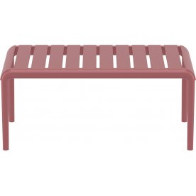 Столик пластиковый журнальный Paris Lounge Table марсала