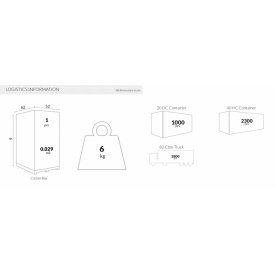 Столик пластиковый журнальный Sky Side Table черный