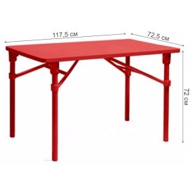 Пластиковый стол Zic with Extra Kit