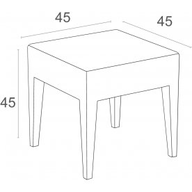 Журнальный стол 234/GT1009/TAUPE