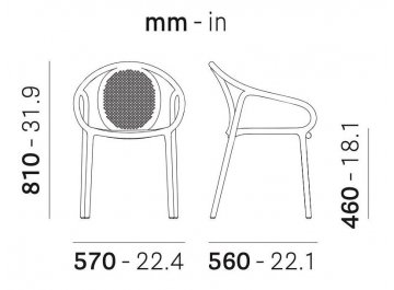 Пластиковый стул 015/3735BE