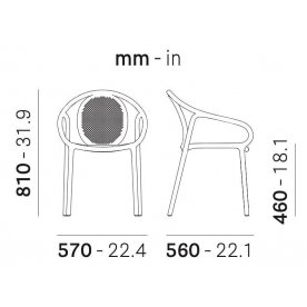 Пластиковый стул 015/3735TE