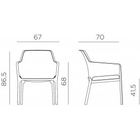 Пластиковый стул 003/4032710000