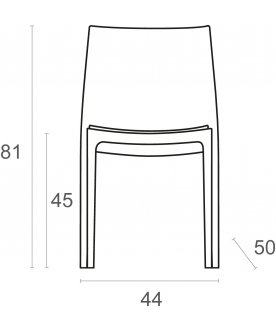 Пластиковый стул 234/025-6076