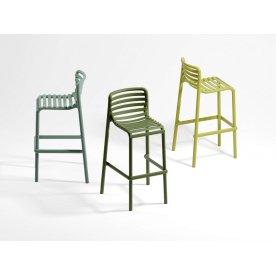 Стул пластиковый барный Doga Stool мятный