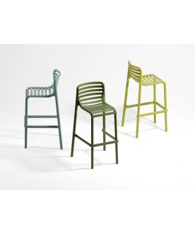 Стул пластиковый барный Doga Stool мятный