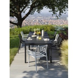 Стул пластиковый Doga Bistrot антрацит