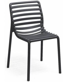 Стул пластиковый Doga Bistrot антрацит