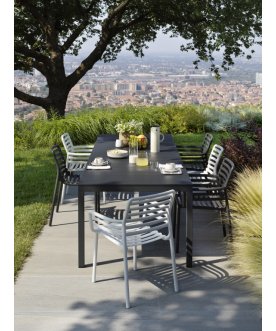 Стул пластиковый Doga Bistrot антрацит