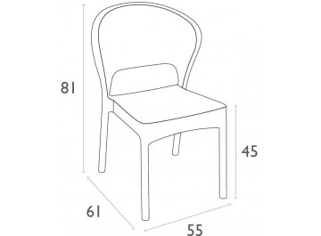 Стул пластиковый Daytona
