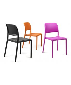 Стул пластиковый Riva Bistrot антрацит