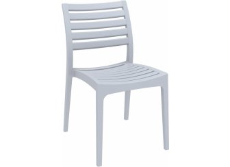 Стул пластиковый Ares серебристый