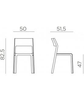 Пластиковый стул Trill