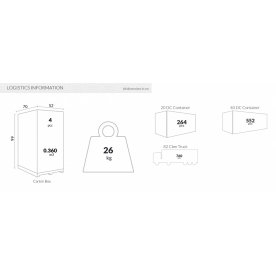 Стул прозрачный Allegra черный