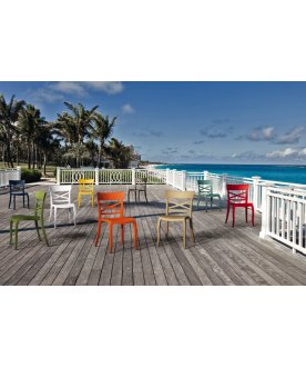 Стул пластиковый XSera-S красный