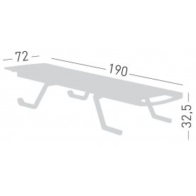 Шезлонг GAB/200.21-00/A