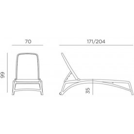 Шезлонг 003/4045002075