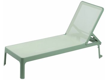 Шезлонг-лежак пластиковый Plano мятный