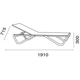 Шезлонг PP/wave01-50070