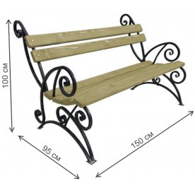 Скамейка Арбат