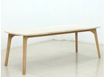 Стол каменный обеденный Mali 225 натуральный