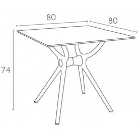 Пластиковый стол Air Table