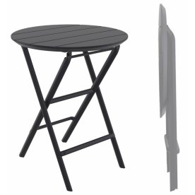 Стол пластиковый складной Helen Folding Table Ø60 черный