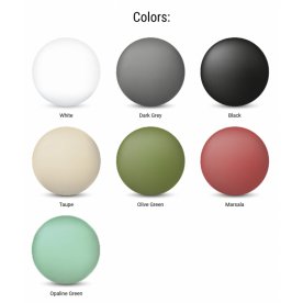 Стол пластиковый складной Helen Folding Table Ø60 опаловый зеленый