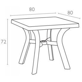 Пластиковый стол Viva