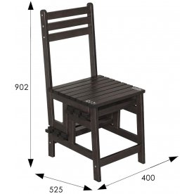 Деревянный стул-стремянка Массив