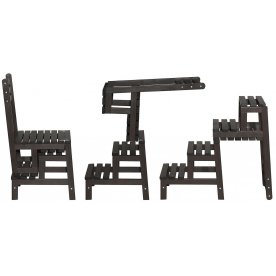 Деревянный стул-стремянка Массив