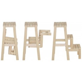 Деревянный табурет-стремянка Табурет-стремянка