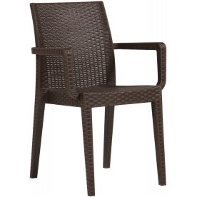 Пластиковое кресло Siena Rattan Armchair Flat