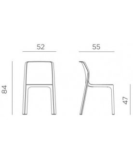 Пластиковый стул Bit