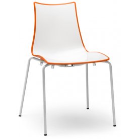 Пластиковый стул Zebra Bicolore 4 legs