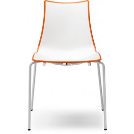 Пластиковый стул Zebra Bicolore 4 legs