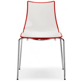 Пластиковый стул Zebra Bicolore 4 legs