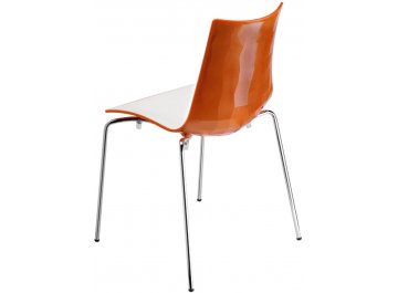 Пластиковый стул Zebra Bicolore 4 legs