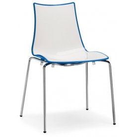 Пластиковый стул Zebra Bicolore 4 legs